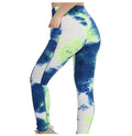 Fashionable Tie-Dye Bubble Pocket Trousers for Women Aurexia off
