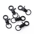 5Pcs/Lot Colorful Swivel Lobster Clasp Hooks Keychain Split Key Ring Connector for Bag Key Chain DIY Jewelry Making Supplies Aurexia off