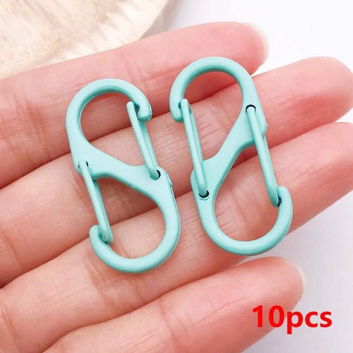 10pcs Multifunctional S Buckle Double Clasp Lobster Clasp Hook Connectors for DIY Bracelet Necklace Jewelry Making Accessories Aurexia off