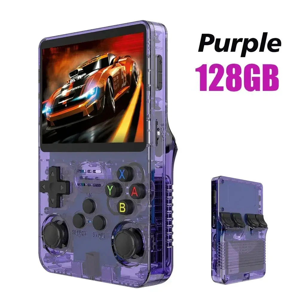 128G R36S Retro Handheld Video Game Console Linux System 3.5 Inch IPS Screen R35s Pro Portable Pocket Video Player 64GB Games Aurexia off