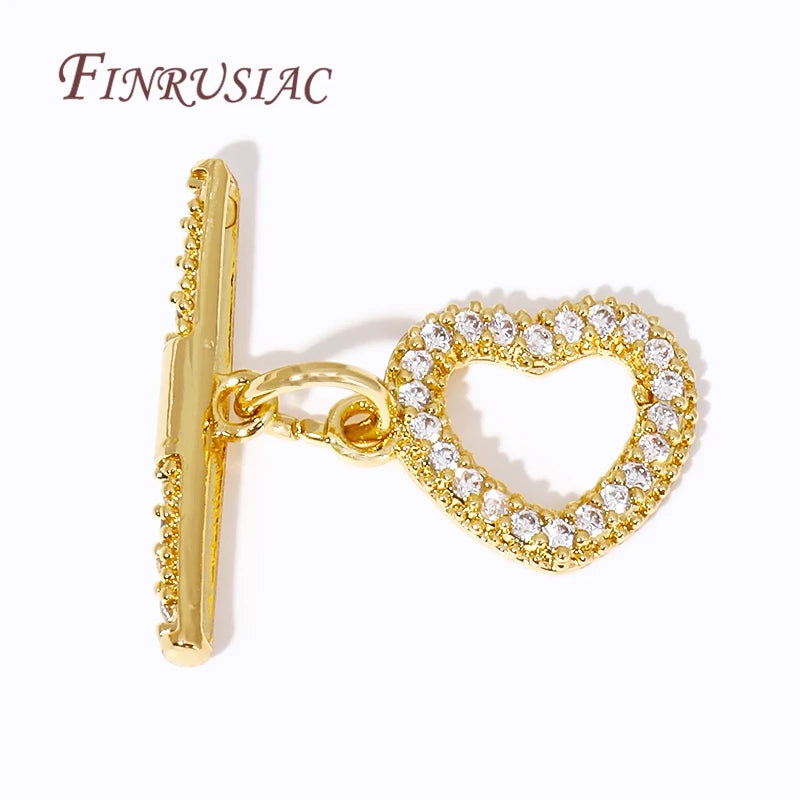 18K Gold Plated OT Toggle Clasp For Jewelry,Bracelets Clasps Connectors,DIY Accessories,Necklace Clasp Findings Aurexia off
