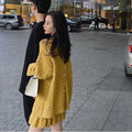 PremiumKoreanWinterStyle Set Thick Textured Knit Set Cozy Oversized Pullover Set Fashionable Pleated MiniSkirt Outfit Aurexia off
