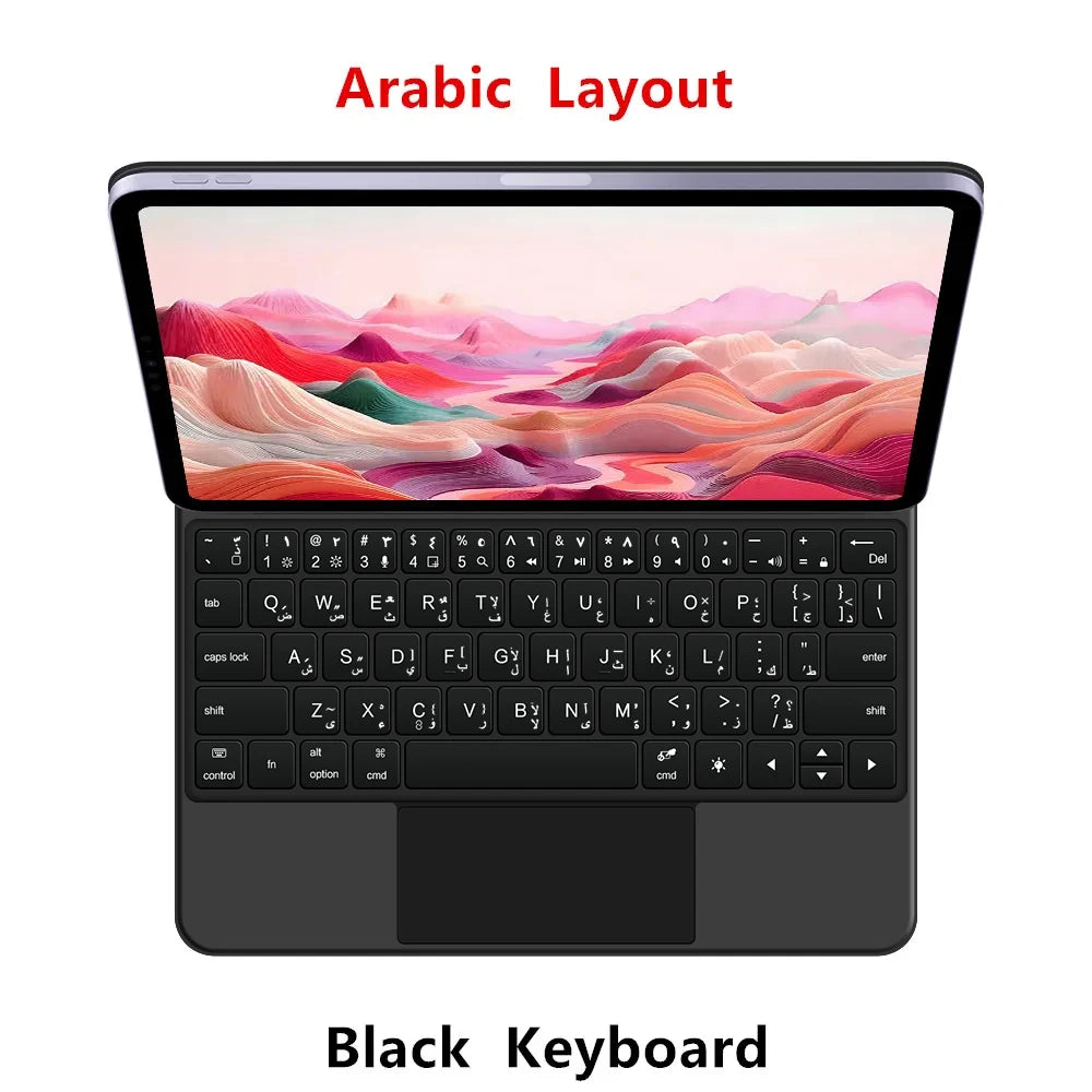 Magic Keyboard Folio For Xiaomi Pad 7 2024 Mi Pad 7 Pro 11.2" Tablet Smart Case for Xiaomi Pad 8 Spanish German keyboard cover Aurexia off