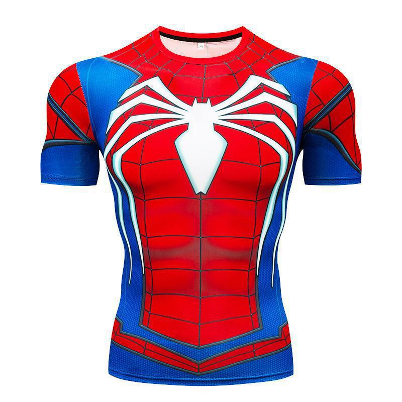 Marvel DC Superheroes 3D Digital Print T-Shirt Aurexia off