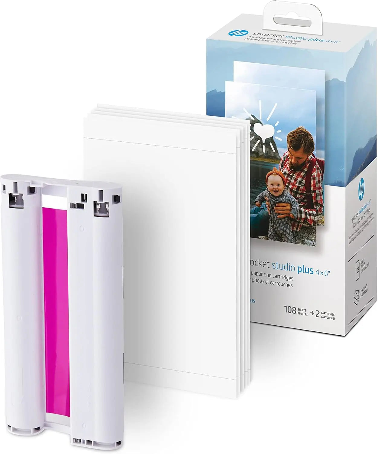 Wireless Instant Photo Printer, 4x6 Prints, 118 Sheets + 2 Cartridges, Travel Case, Wi-Fi, Dye Sublimation for Home Use Aurexia off