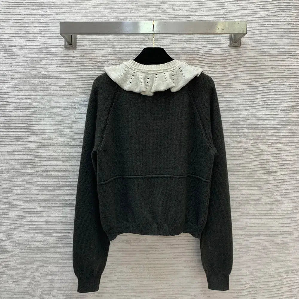 High Quality 2026 model women's cardigan coat with casual long sleeves is suitable for wearing in spring and autumn xy25121375 Aurexia off