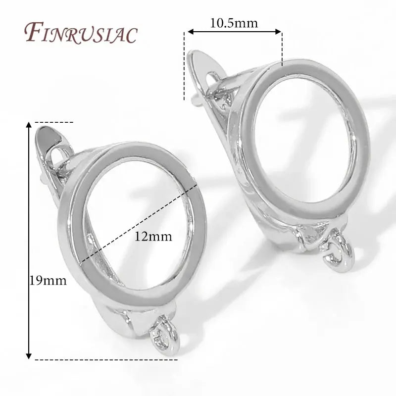 18K Gold Plated,Anti-Allergy Earring Hook Clasps,Supplies For Jewelry,Fasteners Earwires,Earrings Fixtures Accessories Aurexia off