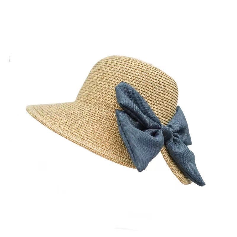 Woven Butterfly Straw Hat - Summer Thin Style Aurexia off