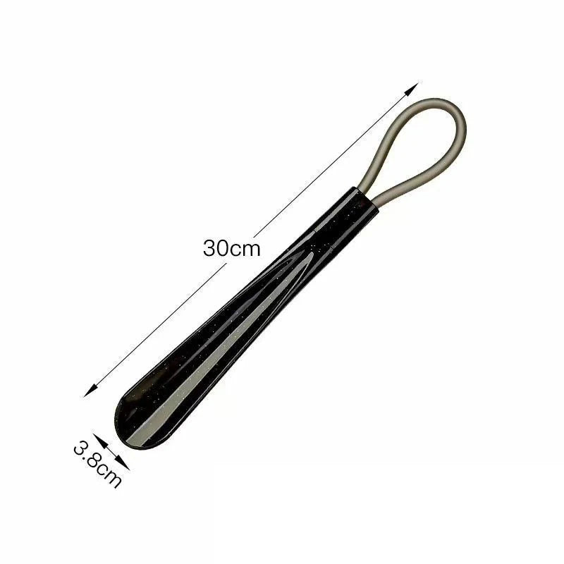 1 pc Extra long flexible plastic shoe horns do not require bending durable shoe spoons for pregnant women wearing shoe assistants