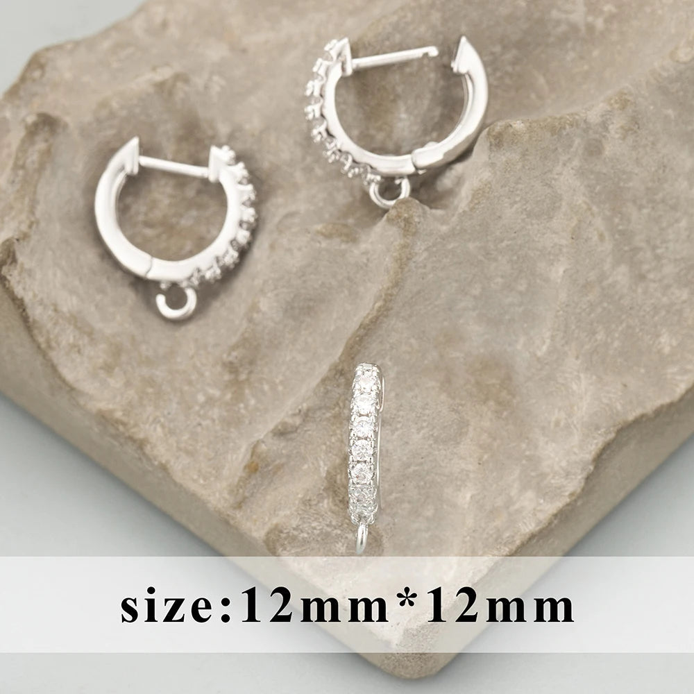 GUFEATHER,6pcs/lot,MG23,jewelry accessories,PVD,18k gold rhodium plated,copper,zircons,charms,clasp hooks,jewelry making Aurexia off