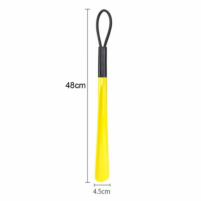 1 pc Extra long flexible plastic shoe horns do not require bending durable shoe spoons for pregnant women wearing shoe assistants