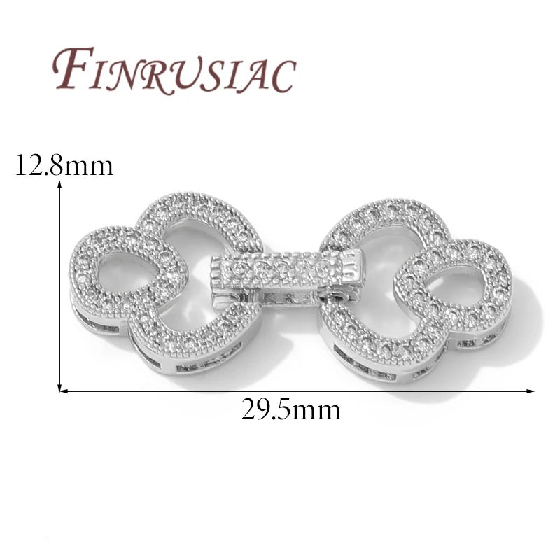 18K Gold Plated Connectors Clasps For Pearl,Bracelet Clasp For Jewelry Making,Necklace Clasp DIY Beading Accessories,Fittings Aurexia off