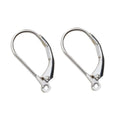 Solid 925 Sterling Silver Hinged French Leverback Eearwire Hook Findings , snap hook for Earring Jewelry DIY Aurexia off