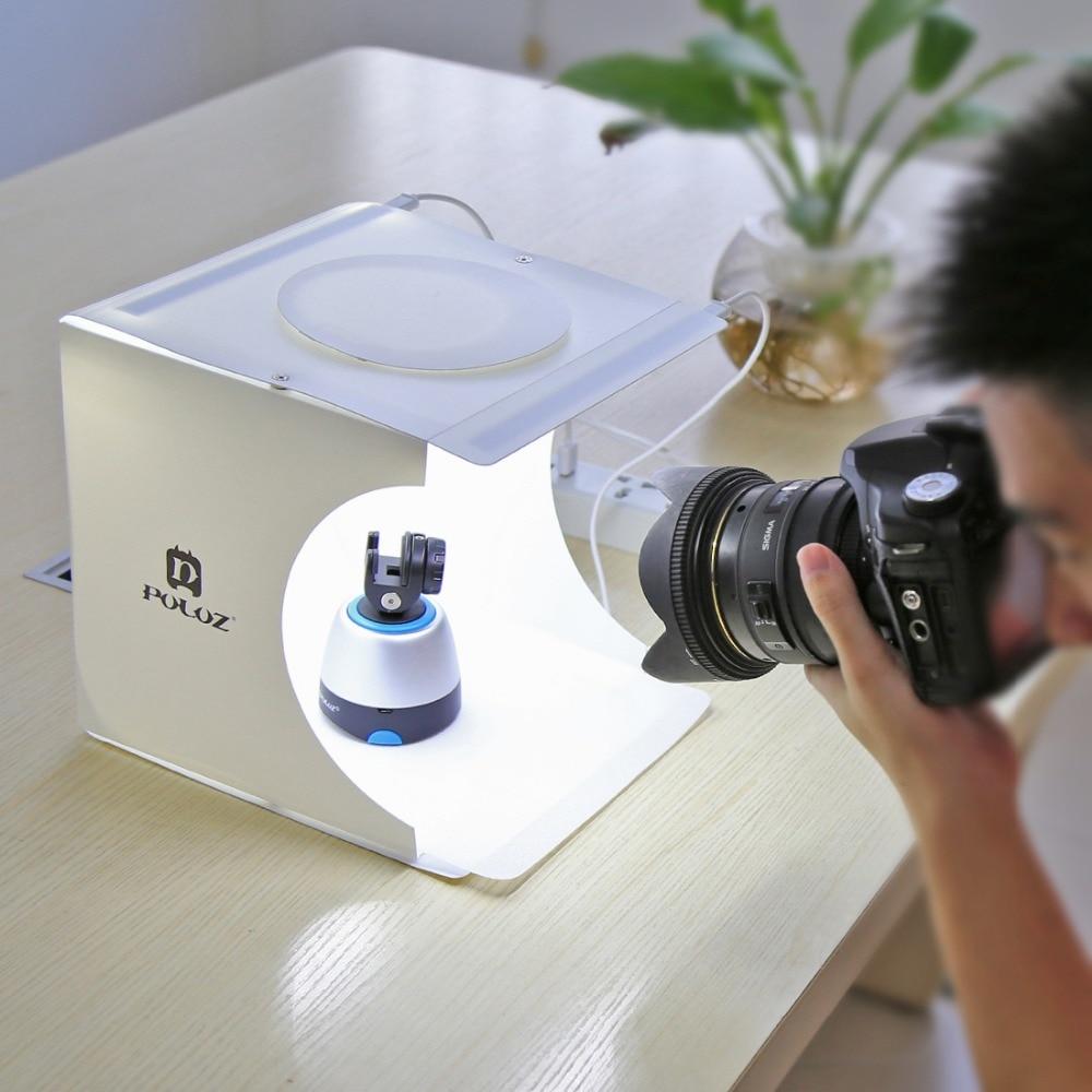 Portable Folding LED Photography Studio with Mini Light Box Aurexia off