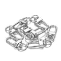 10pcs/pack Rotating Dog Buckle Snap Lobster Clasps Hooks for DIY Jewelry Making Keychain Bag Clasp Accessories Supplies Aurexia off