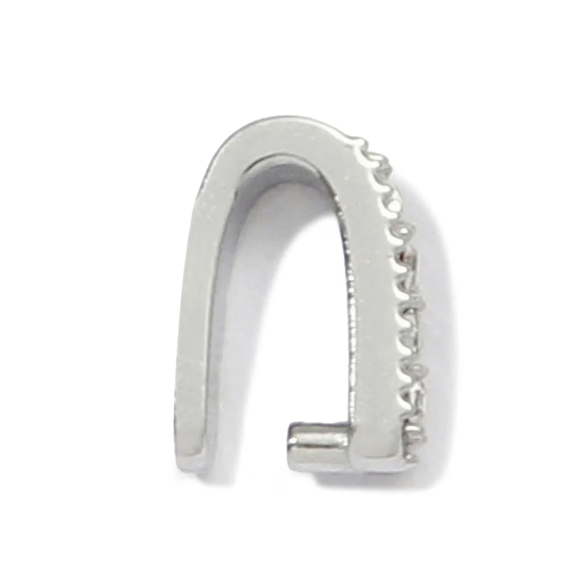 5Pcs/Lot Stainless Steel Clips Clasps Rhinestone Pinch Clip Bail Connectors For DIY Jewelry Findings Accessories Aurexia off