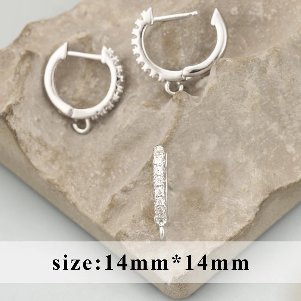 GUFEATHER,6pcs/lot,MG23,jewelry accessories,PVD,18k gold rhodium plated,copper,zircons,charms,clasp hooks,jewelry making Aurexia off