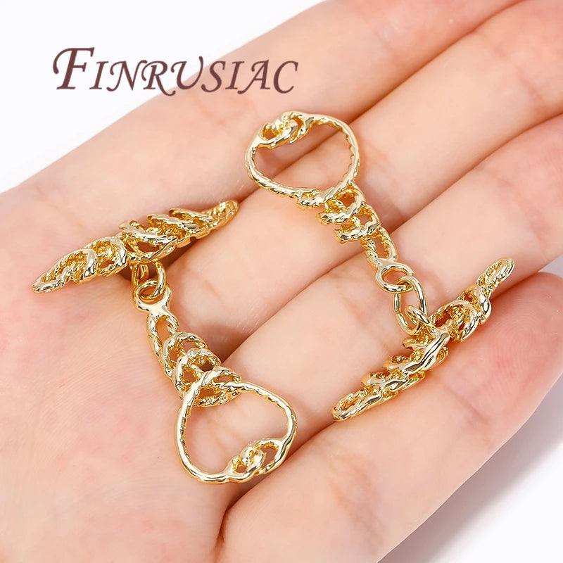 18K Gold Plated OT Toggle Clasp For Jewelry,Bracelets Clasps Connectors,DIY Accessories,Necklace Clasp Findings Aurexia off