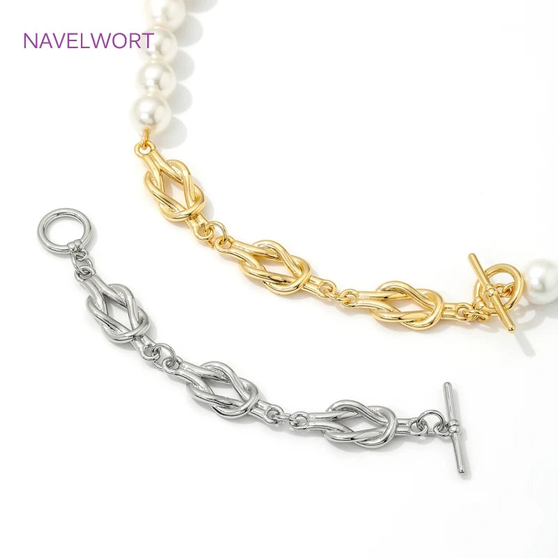 18K Gold Plated OT Clasps Toggle Clasp For Jewelry Making,Brass Bracelet Connector Clasps,For DIY Necklace Making Accessories Aurexia off