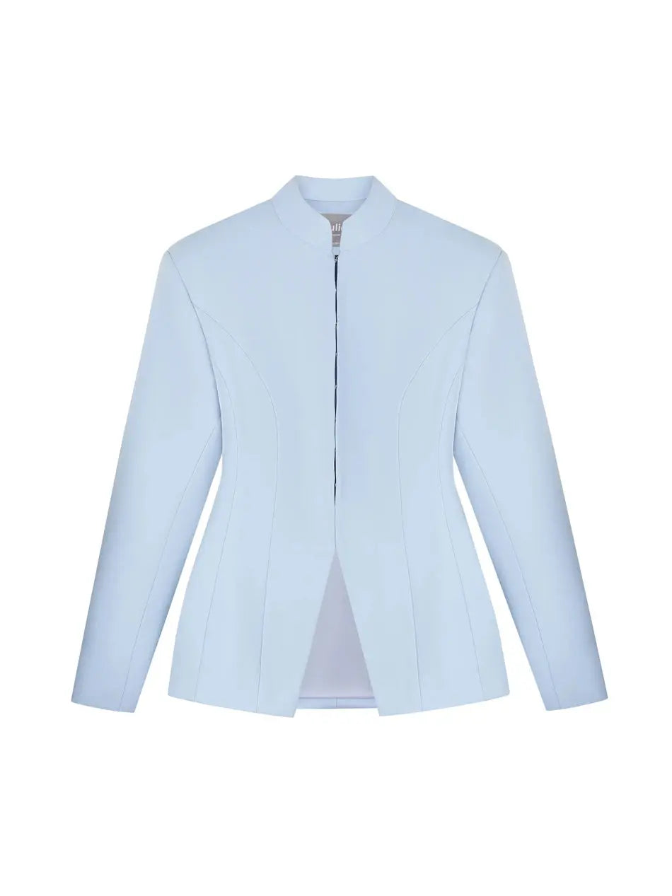 LIMO Minimalist Cape Jacket •2026 Trendy • Stand Collar • Cape Overlay • Tailored Silhouette  • Sophisticated Women’s Wear Aurexia off