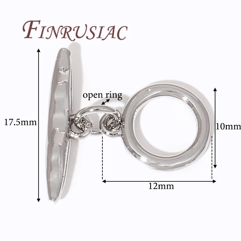 18K Gold Plated OT Toggle Clasp For Jewelry,Bracelets Clasps Connectors,DIY Accessories,Necklace Clasp Findings Aurexia off