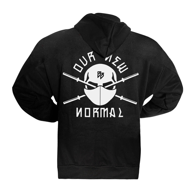 Men's Oversized Hoodie with Skull Design (2020 Collection) Aurexia off