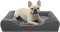 Medium Orthopedic Dog Bed with Cooling Gel & Washable Cover, Relieves Joint Pain, Waterproof, Dark Grey Aurexia off