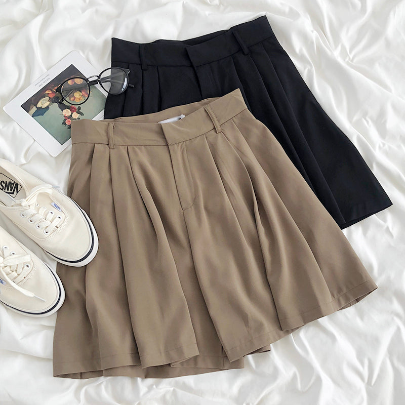 High-Waisted Pleated Wide-Leg Pants for a Chic Look Aurexia off