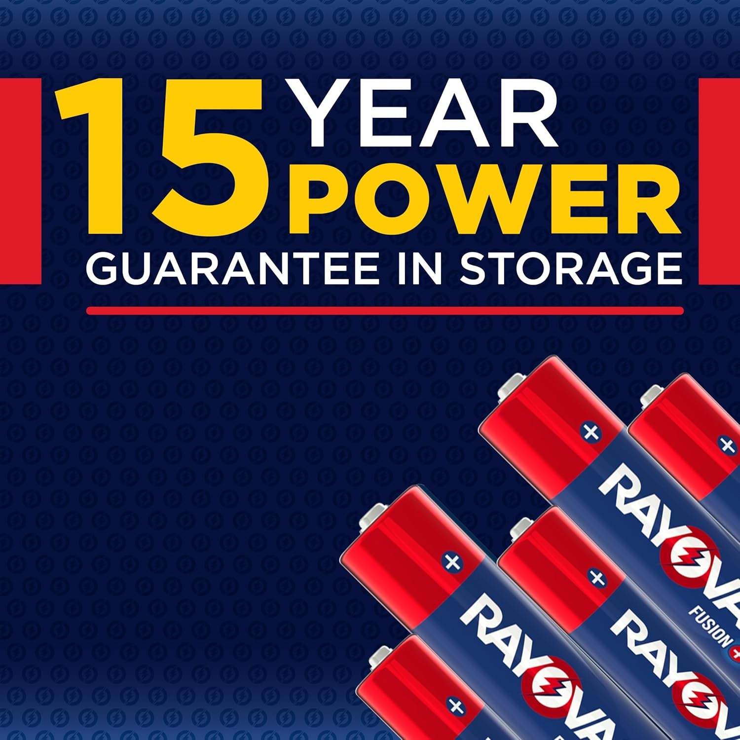 Fusion AA Batteries (8 Pack), Double a Alkaline Batteries
