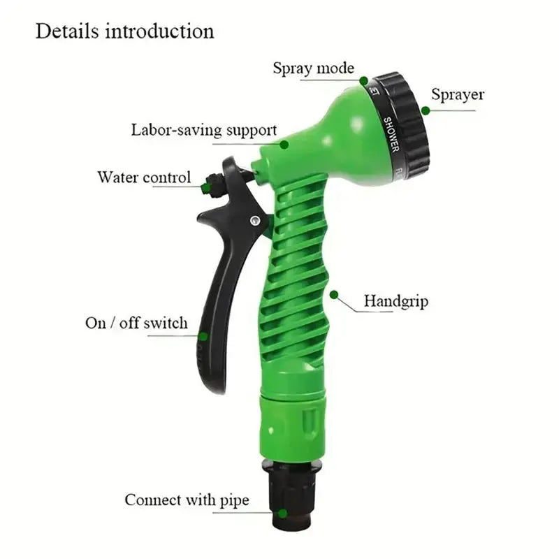 2024 Expandable Magic Hose, High-Pressure Car Wash, 7Water Spraying Functions, Water Gun, Home Garden Watering Hose garden hose Aurexia off