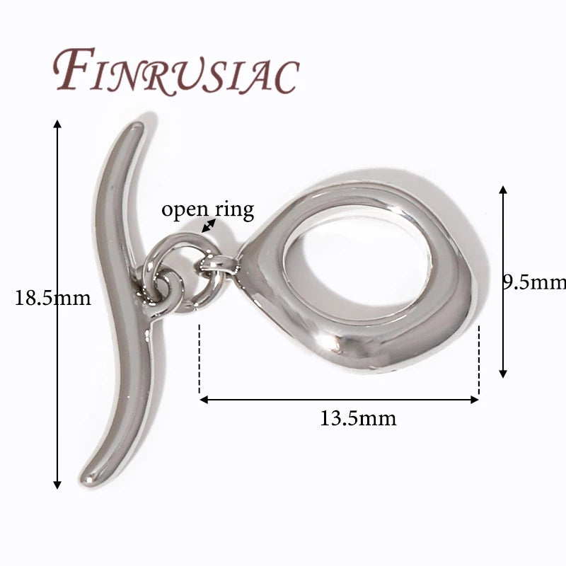 18K Gold Plated OT Toggle Clasp For Jewelry,Bracelets Clasps Connectors,DIY Accessories,Necklace Clasp Findings Aurexia off
