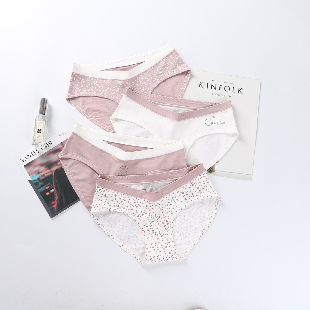 Leopard Print Cotton Maternity Low Waist Briefs for Summer Aurexia off