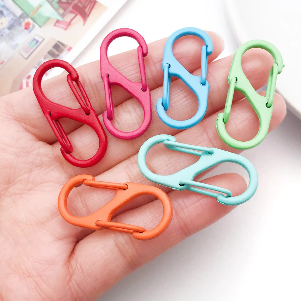 10pcs Multifunctional S Buckle Double Clasp Lobster Clasp Hook Connectors for DIY Bracelet Necklace Jewelry Making Accessories Aurexia off