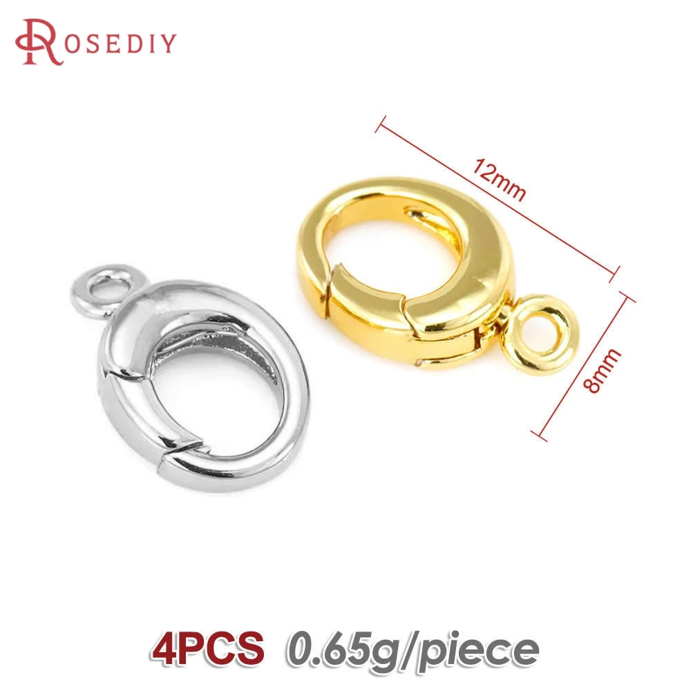 18K Gold Color Brass Rotatable Lobster Clasps Connect Clasps Jewelry Necklaces Bracelets Making Diy Findings Accessories Aurexia off