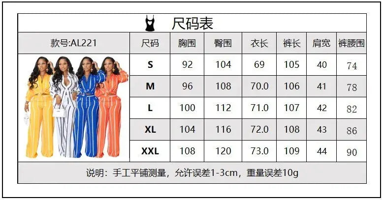 Women Outfit Two Piece Set Elegant Blouse Striped Print Long Sleeve Loose Fit Casual Summer Wear Female Clothing Sets Style Aurexia off